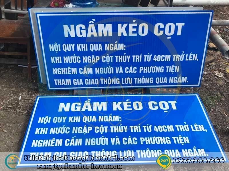 Cung cấp biển báo giao thông thuỷ bộ tại Hà Giang