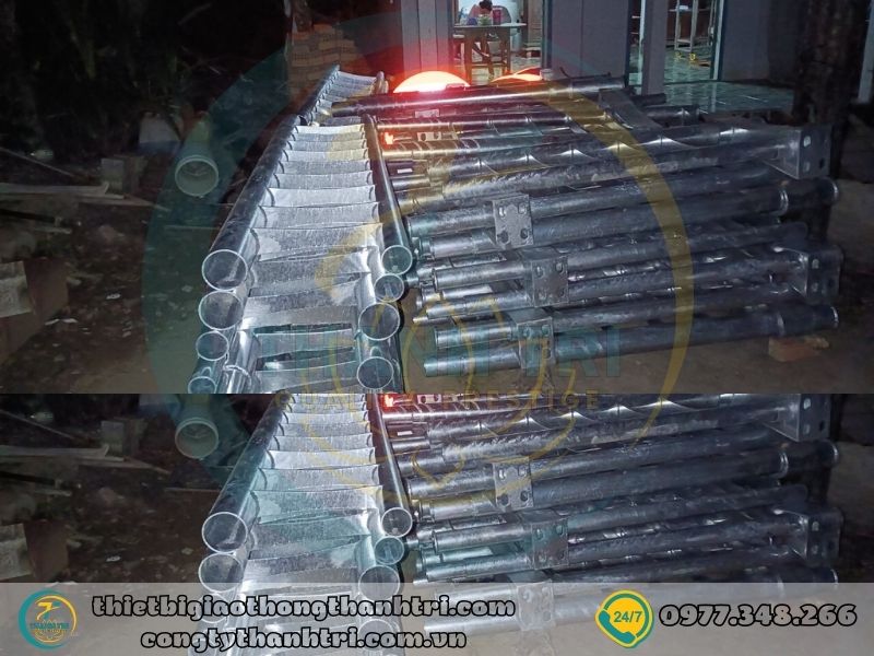 Cung cấp lan can cầu đường mạ kẽm nhúng nóng tại Huế